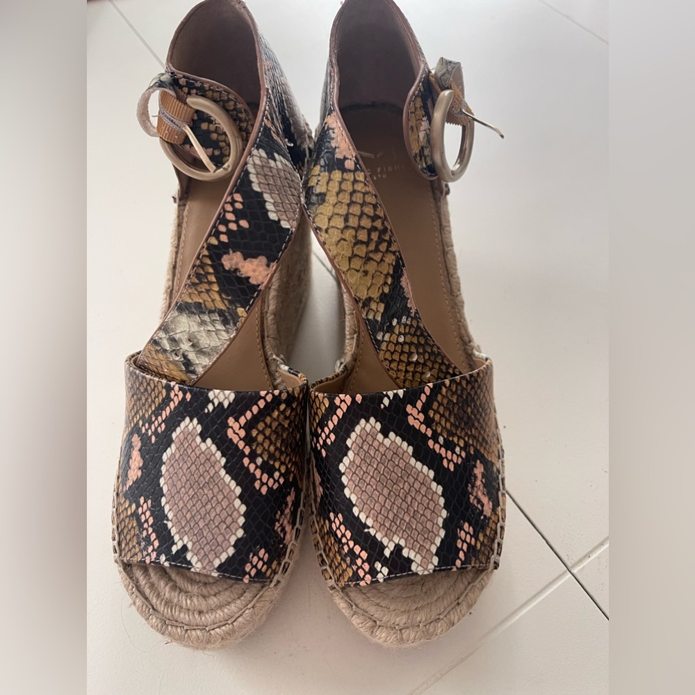 Marc Fisher Python Espadrille
